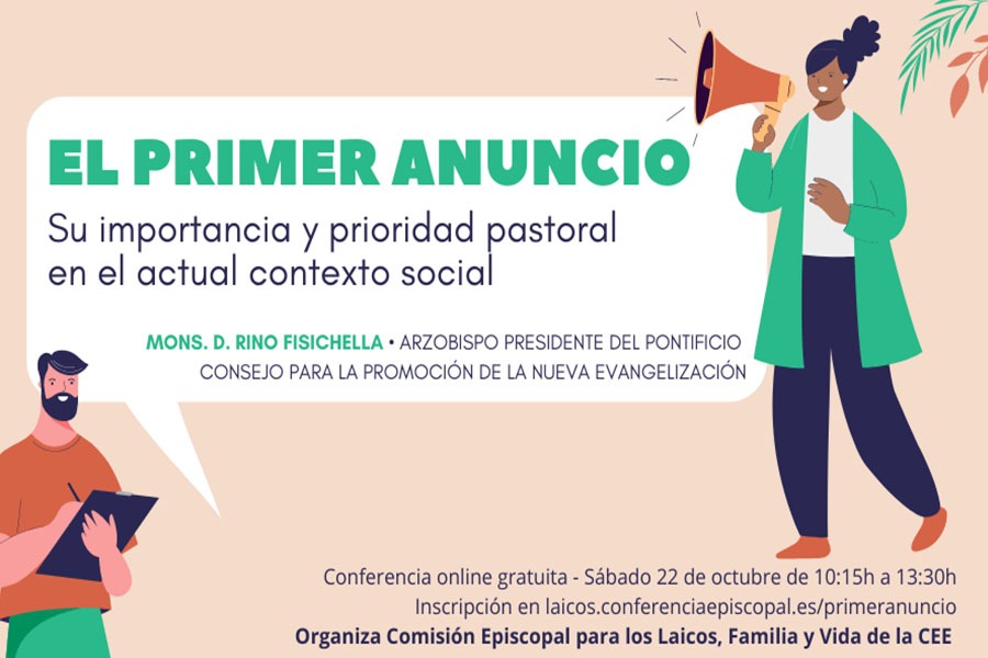 Cartel de la conferencia sobre Primer Anuncio