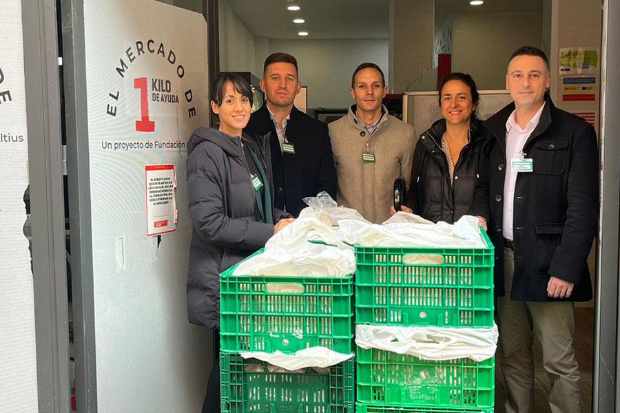 Donaciones de alimentos de Mercadona a la fundación Altius